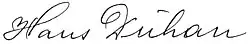 signature de Hans Duhan