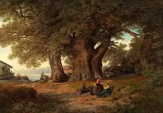 Sous le chêne (1858)