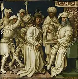 Hans Holbein l'Ancien - 1494-1500 - Le Christ devant Pilate