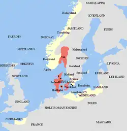  Le royaume de Harald à la dent bleue et ses vassaux