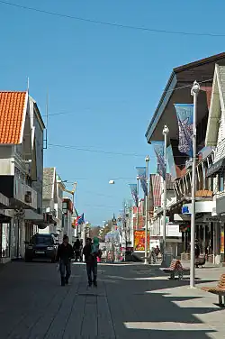 « Haraldsgata », rue commerçante d'Haugesund