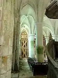 Collatéral sud de l'ancienne croisée.