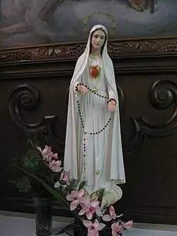 Statue de N.-D. de Fatima.