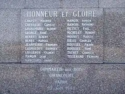 Détail du monument du Cruaulé.