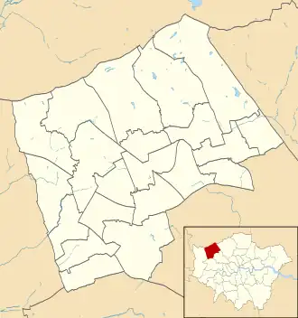 (Voir situation sur carte : borough londonien de Harrow)