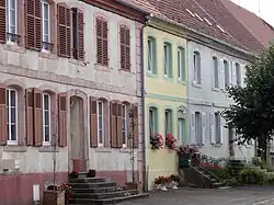Maisons de la rue de Fénétrange.