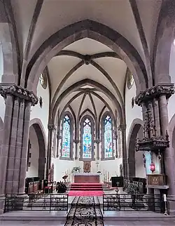 Intérieur de l'église Saint-Nicolas.