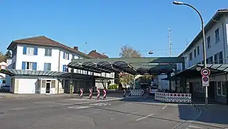 Poste de douane entre Kreuzlingen (TG) et Constance (D)