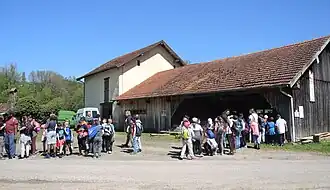 Visite scolaire à la scierie.