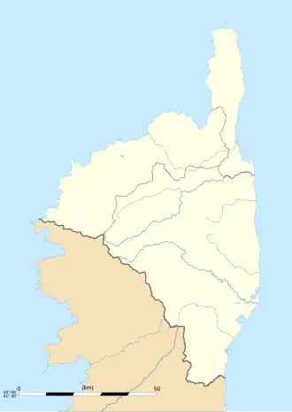 voir sur la carte de la Haute-Corse