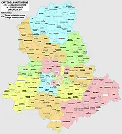 Nouveaux cantons de la Haute-Vienne (2015)