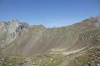 Vue depuis le versant espagnol.