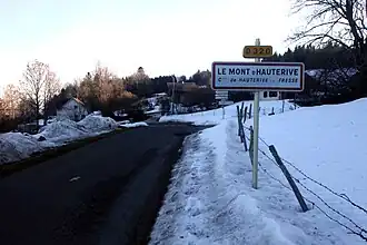 Le Mont d'Hauterive.