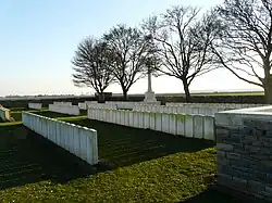 Le cimetière britannique.
