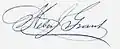 Signature de Heber J. Grant