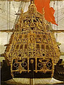 Poupe du Sovereign of the Seas.