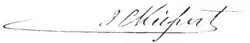 signature de Heinrich Kiepert