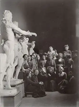 Helga Ancher à la Kunstakademiets Kunstskole for Kvinder.