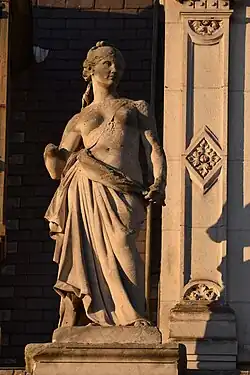 L’Architecture (1882), Paris, hôtel de ville, façade sud.