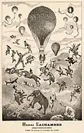 Publicité pour les ballons Lachambre