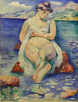 La Baigneuse, 1906, huile sur toile, 116,5 × 89,5&nbsp;cm, Musée de Grenoble, Grenoble