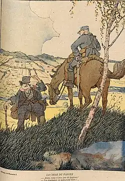 La crise du papier, revue La baïonnette