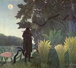 La Charmeuse de serpents,de Henri Rousseau.La peinture en 1907 sur Commons