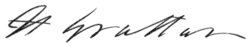 signature de Henry Grattan