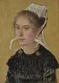 Henry d'Estienne ː Jeune bretonne en coiffe (vers 1900).