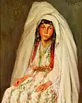 Henry d'Estienne ː Jeune fille de Biskra (vers 1900).
