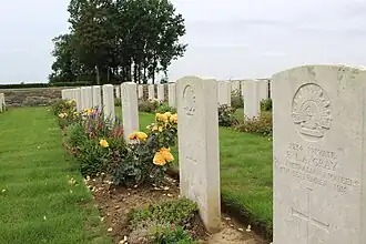 Herbécourt British Cemetery.