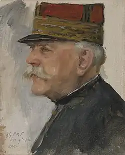 Portrait du général Joffre en 1915, conservé à l'ambassade britannique à Paris.