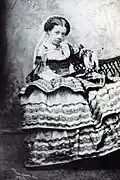 La princesse Pauline von Metternich, daguerréotype, 31 décembre 1854.