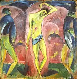 Hermann Stenner, Saint Sébastien, 1914