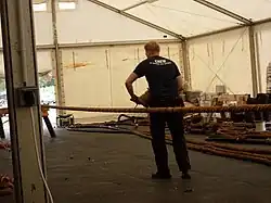 Fabrication et préparation des cordages.