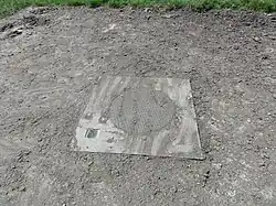 La tête de puits matérialisée no&nbsp;10.