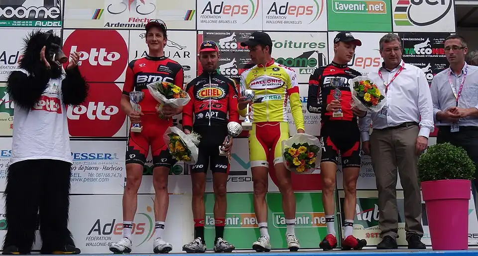 Les différents gagnants.