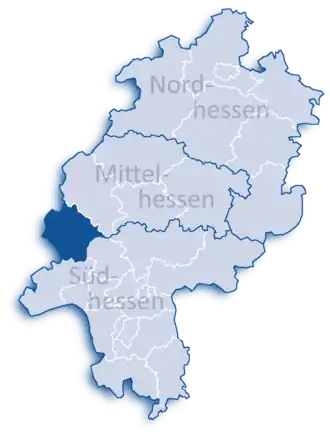 Localisation de Arrondissement de Limbourg-Weilbourg