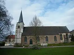 L'église façade sud.