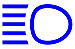 logo bleu indiquant l'utilisation des phares sur le tableau de bord