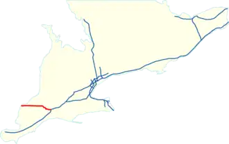 Image illustrative de l’article Autoroute 402 (Ontario)