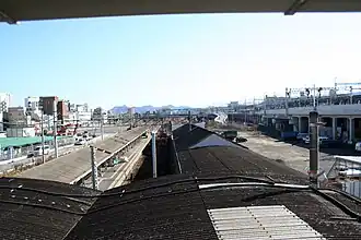 Voies et quais sur les lignes standards.