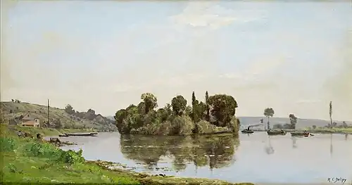 Paysage de rivière.