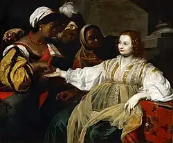 Nicolas Régnier, vers 1626, 127&nbsp;×&nbsp;150&nbsp;cm, musée du Louvre