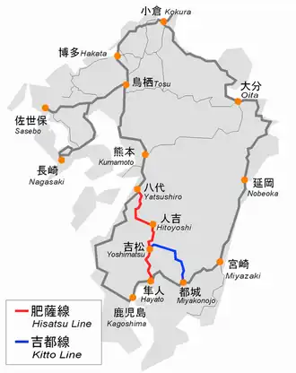 Voir la carte de la ligne.