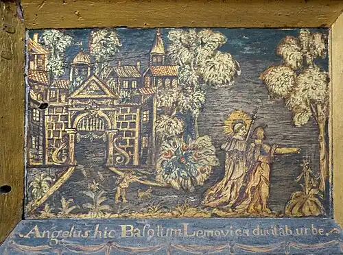 Peinture, Basle en l'église de Verzy.
