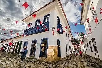 Le centre historique de la vile de Paraty