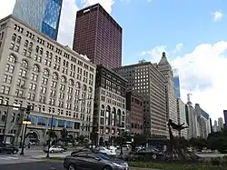 Le quartier historique de Michigan Boulevard District.
