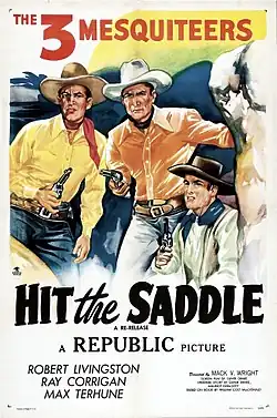 Description de l'image Hit the Saddle FilmPoster.jpeg.