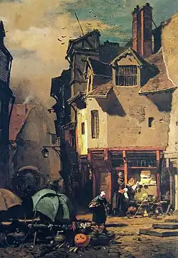 Marché à Rouen, 1859.
